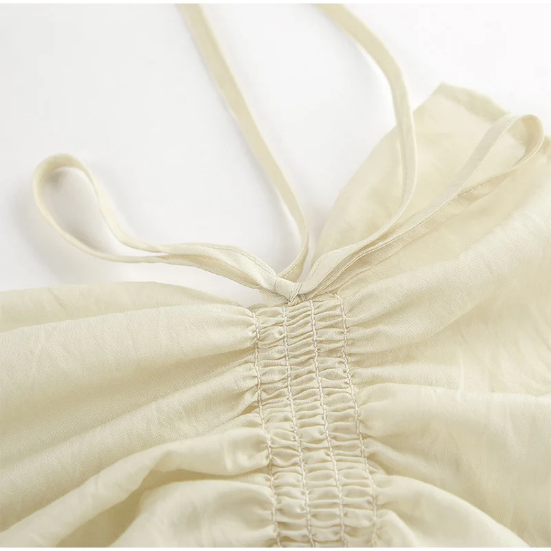 Conjunto de 2 piezas de pantalones cortos holgados con volantes para mujer, cuello en V, camisas caladas, pantalones cortos de pierna ancha, traje blanco para primavera y verano 2025.