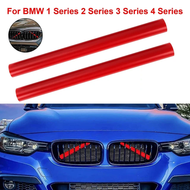 2Pcs Sport Auto Stoßstange Kühlergrill Trim Streifen Abdeckung Für BMW F30  F31 G20 G21 G28 G29 Auto Dekorationen aufkleber - AliExpress