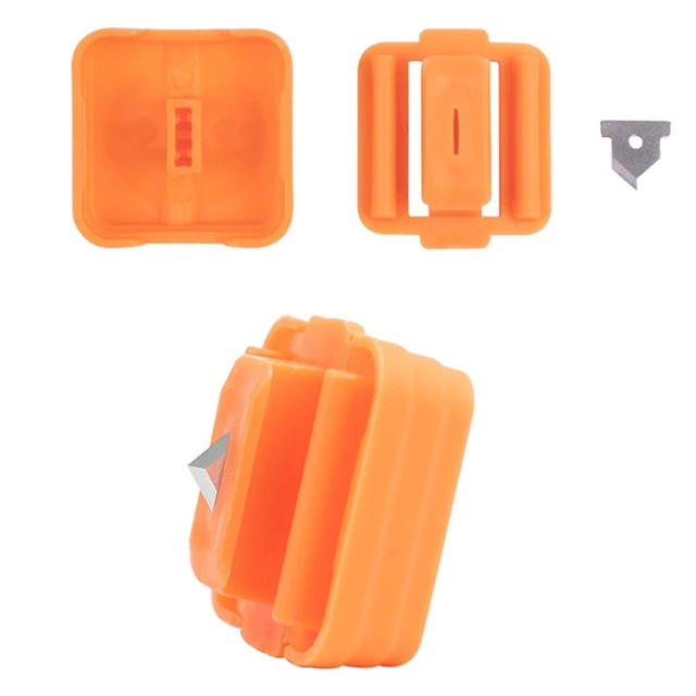 15 Pieces Paper Cutter Blade Paper Trimmer Replacement Blades Refill Craft  Paper Cutting Replacement Blades for A4 Paper Cutter (Orange)