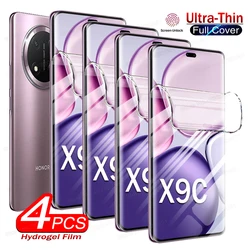 Pack of 4 Slim HD Hydrogel Film Screen Protectors for 4 Pieces HD Film (For Honor X70)