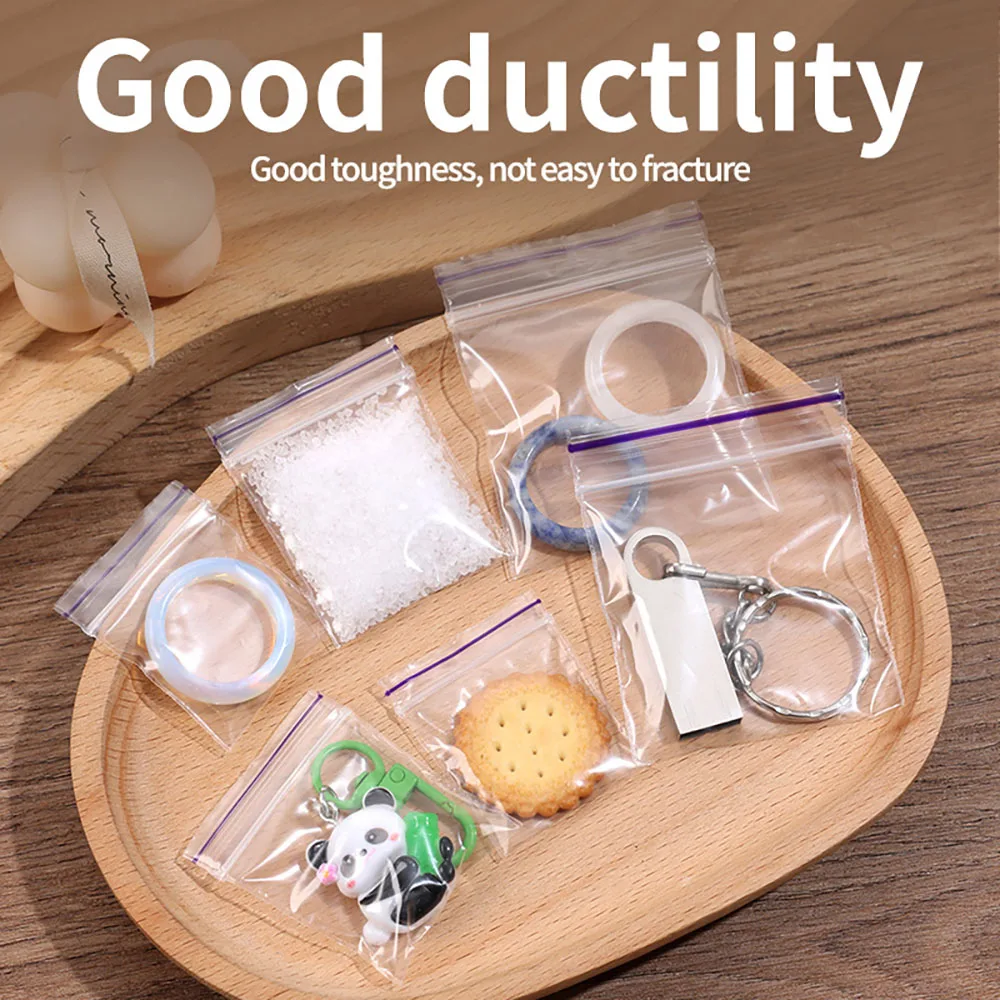 Thickened 10 Silk Purple Line Plastic Sealing Bag 3 Models and Sizes Available 100 Only Contain Deodorant and Moisture-Proo