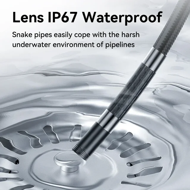 3.9mm 360° Articulating Borescope, 1080P Camera, endoscope with Light, IP67Waterproof Probe,  Endoscope with Android/iOS Phone 4