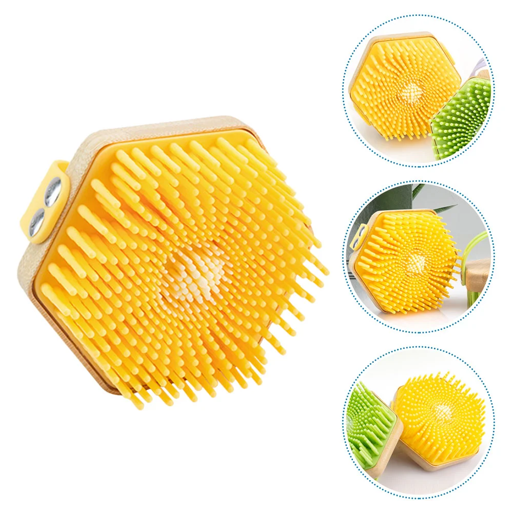 

Body Shower Brush Silicone Body Scrubber Small Bathing Brush Exfoliating Bath Brush