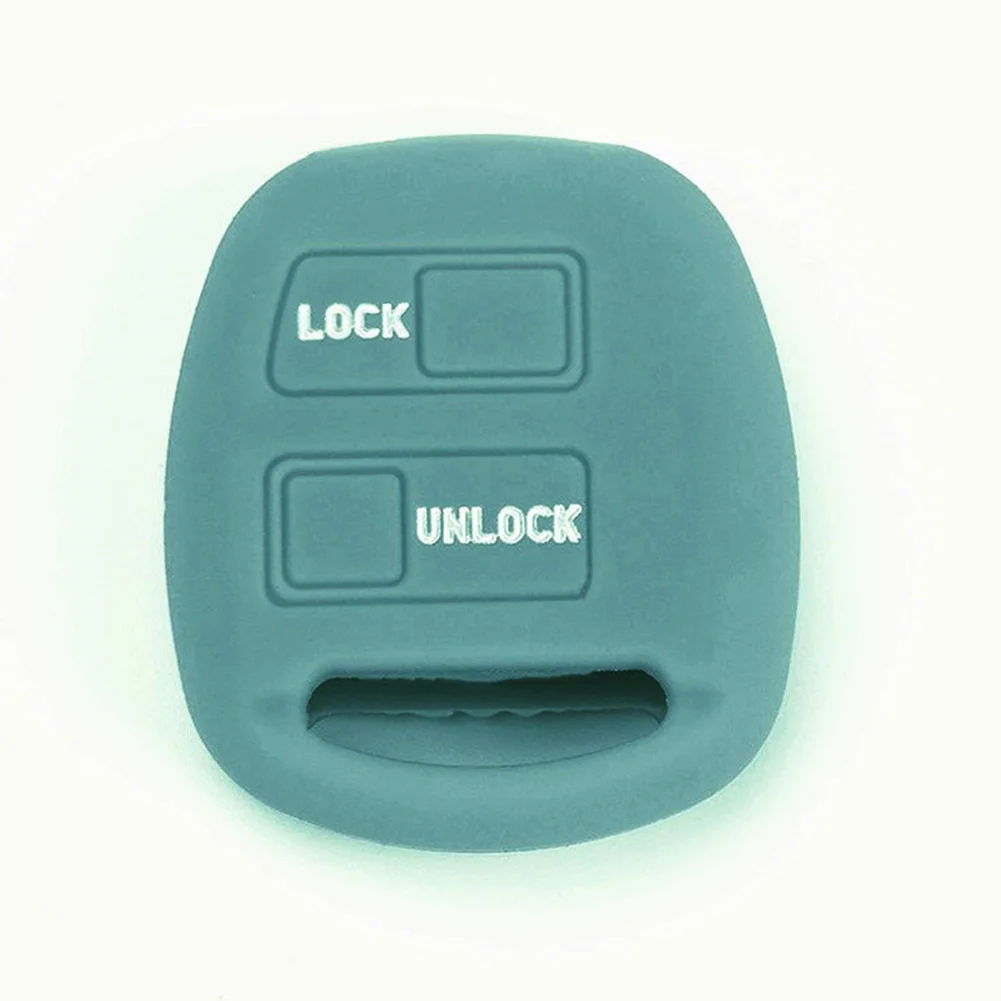 Silicone Car Key Case Cover for Toyota Yaris Avensis Camry Corolla Land Cruiser Carina Prado RAV4 Celica