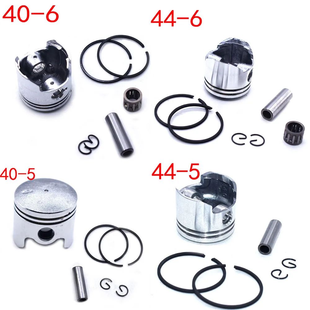 40mm/44mm 40-6 44-6 40-5 44-5 Piston For 43cc BC430 CG430 1E40F-5 49CC 2 Stroke Air Cooling 49CC Engine Mini ATV moto Motorcycle