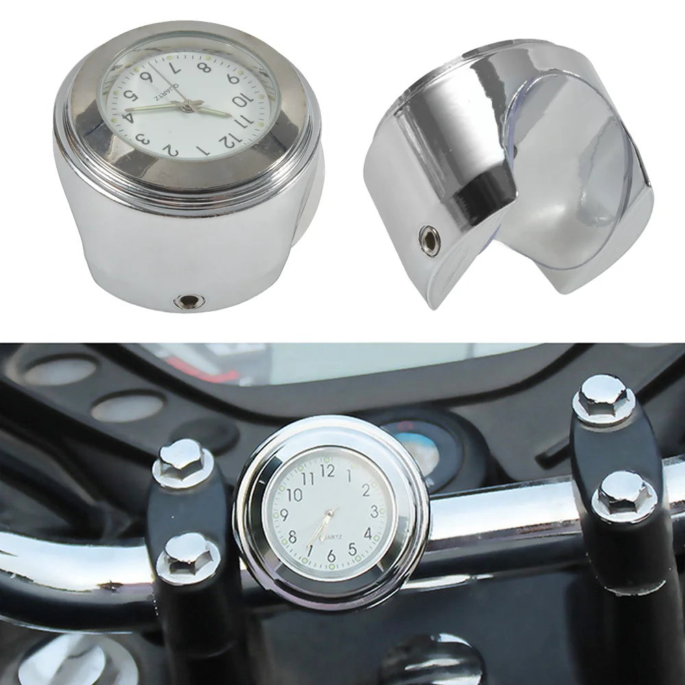 Aluminum Alloy Handlebar Mount Watch Aluminum Alloy Motorcycle