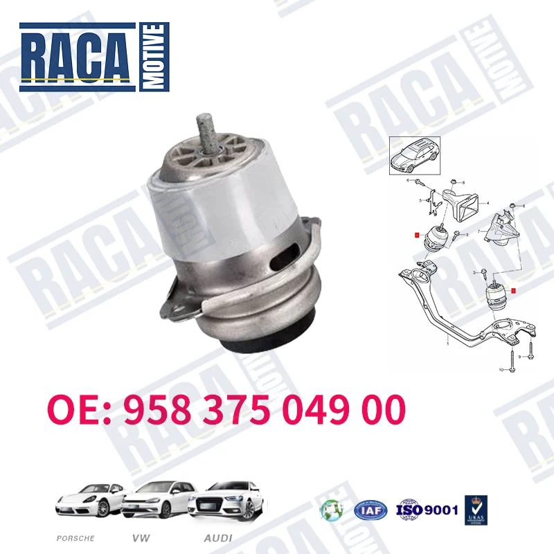 Engine Mount Engine Motor Bracket 7L8199131 95837504900 95537504900 For Porsche Cayenne VW Touareg 3.2L 3.6L Audi Q7 3.0 TDI