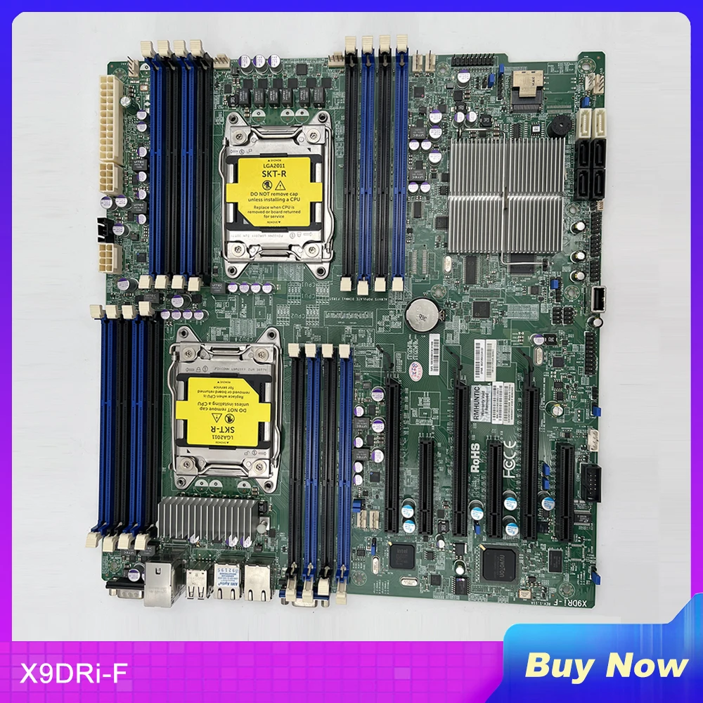 

X9DRi-F For Supermicro Server Motherboard LGA2011 E5-2600 V1/ V2 Family ECC DDR3 8x SATA2 and 2x SATA3 Ports