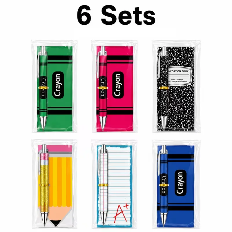 Graduation & Teacher Gift Stationery Set – Ballpoint Pens, Bookmarks, Cable Ties, and Gift Bags