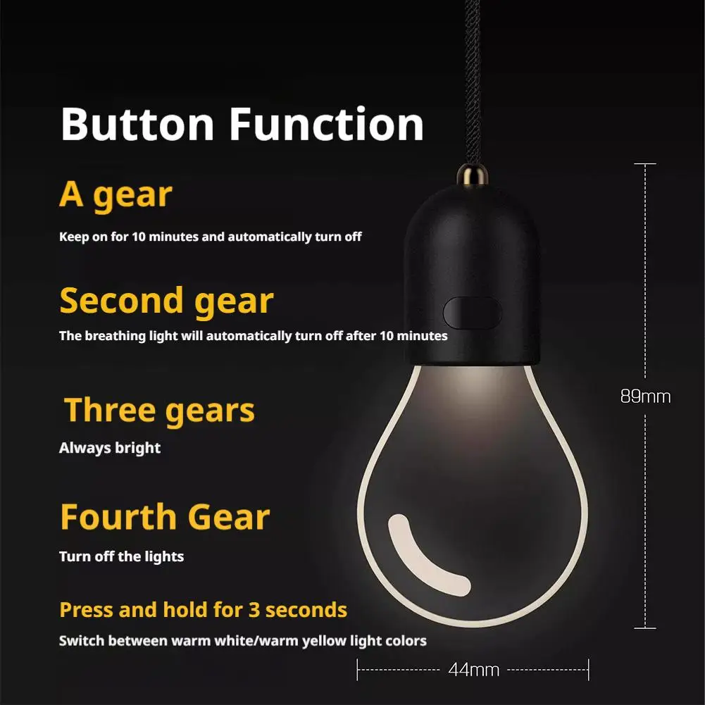 휴대용 LED 소형 전구 자동차 실내등 장식 스트링 걸이형 전구 고급 분위기 부드러운 조명 장거리 여행용 창의적인 선물