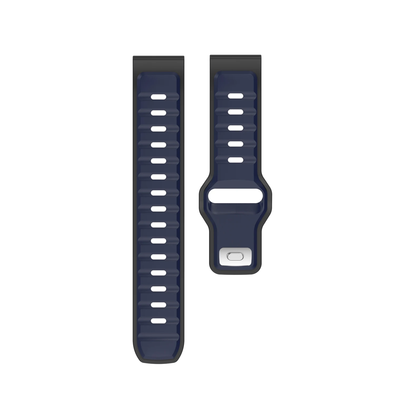 Sporty Silicone Watch Strap - 20mm/22mm Band