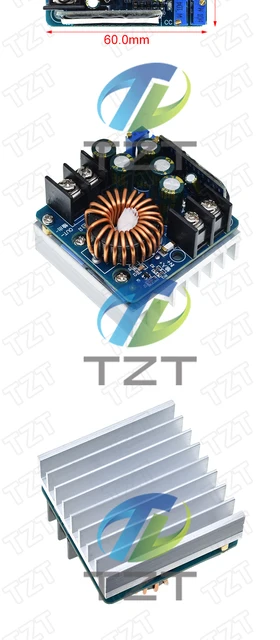 Convertisseur Buck 10-72V à 5V3A,convertisseur DC Abaisseur 15W Avec Fusible étanche Et Bornes De Câblage,convertisseur Buck Réglable,Applique Aux Voitures,vélos électriques,camions,motos,etc