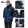 MAGCOMSEN Lightweight Hiking Jacket Mens Waterproof Windproof Hooded Rain Jacket Outdoor Camping Trekking Jackets Windbreaker 3