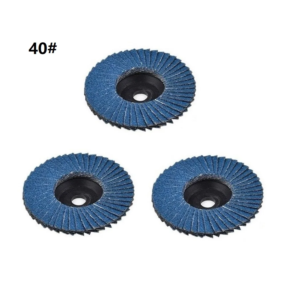 

Power Tool Grinding Wheel DIY Flap Discs Grinding Wheels 120# 3 Inch 3pcs 75mm Hard-wearing Metal Grind Sanding Discs