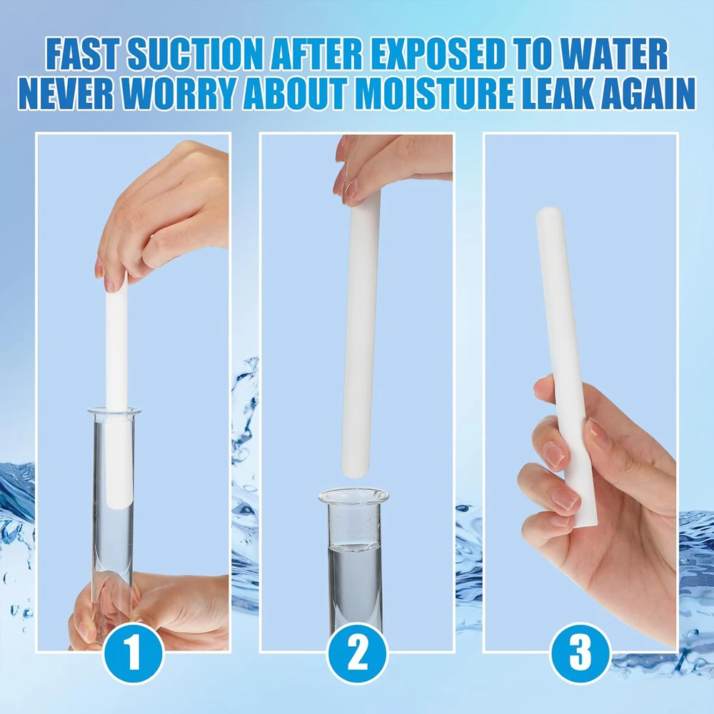 Drying Rod Stick Diatomite Moisture Absorbing Stick Clean Water Absorption Rod Diatomite Earth Desiccant For Laundry