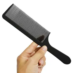 Professional Black Heat - Resistant Hair Cutting Comb - Carbon Antistatic Hairdressing Tool (Black)