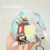 House Wall Key Holder Anime Couple Keychian Hanger Home Decoration Creative Key Pendants Keyring for  Women Men Bag Accessories 2