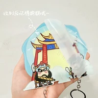 House Wall Key Holder Anime Couple Keychian Hanger Home Decoration Creative Key Pendants Keyring for  Women Men Bag Accessories 2