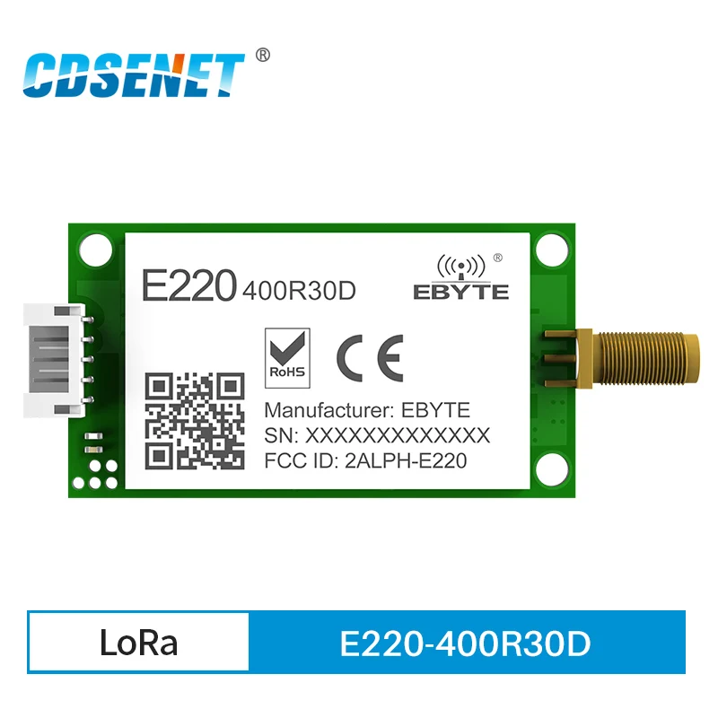 CDSENET LLCC68 LoRa Module RS485 433Mhz 470Mhz E220-400R30D 30dBm 10km Wireless Transceiver Receiver Long Range RF Module SMA
