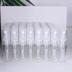 High Quality Mini Glass Perfume Spray Bottles - 3ml Ultra Fine Mist (50 Pack) - Glass (Transparent)