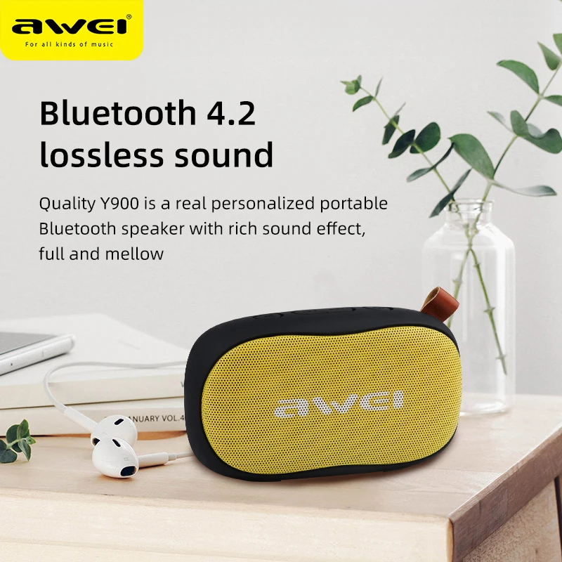 Bluetooth-Колонка Awei Y900 портативная Водонепроницаемая с поддержкой TF-карты и USB |