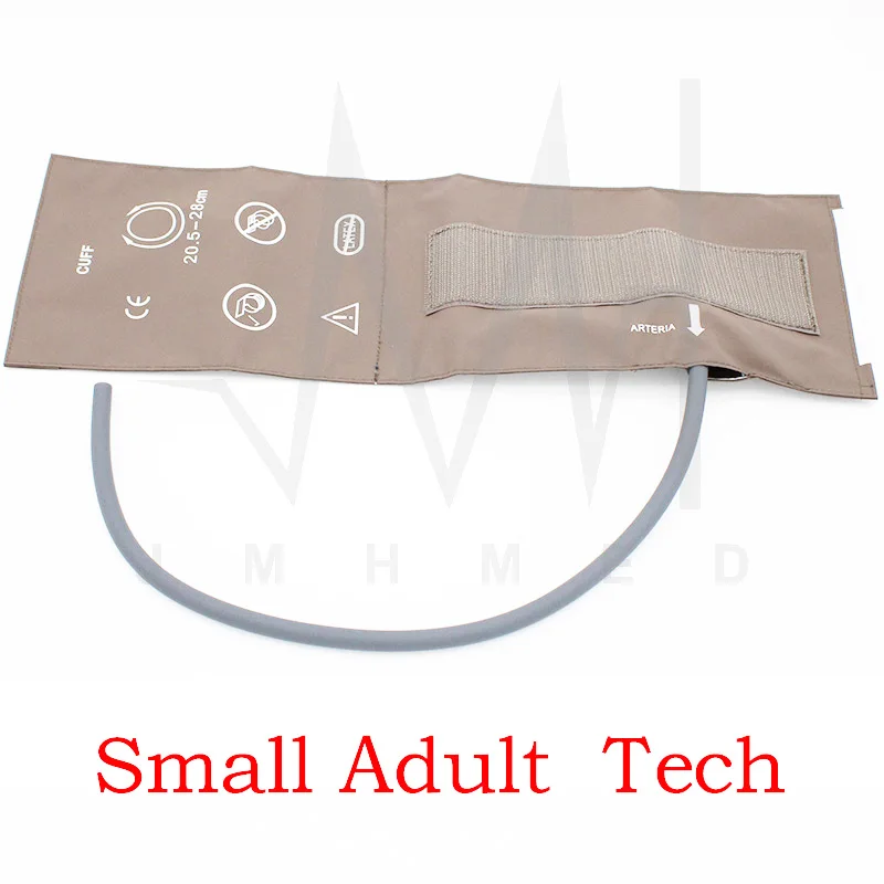 

5PCS M1573A Reusable PU Leather Patient Monitor Blood Pressure Cuff Small Adult 20.5-28cm Arm Circumference 40CM Single Tube