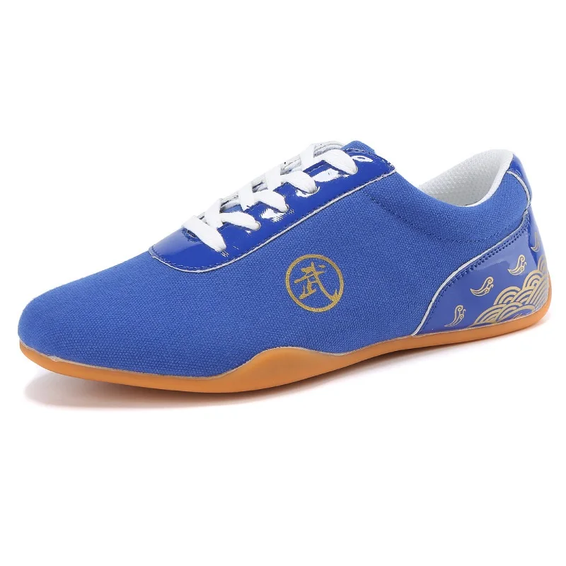 Fitness Tai Chi Shoes Soft Soled Kung Fu Performance Training Shoes Canvas Karate Martial Arts Taekwondo Cloth Shoe