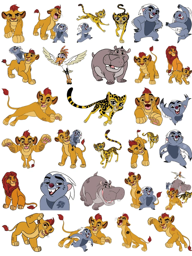 Parches de ropa The Lion Guard Kion, impresión para ropa