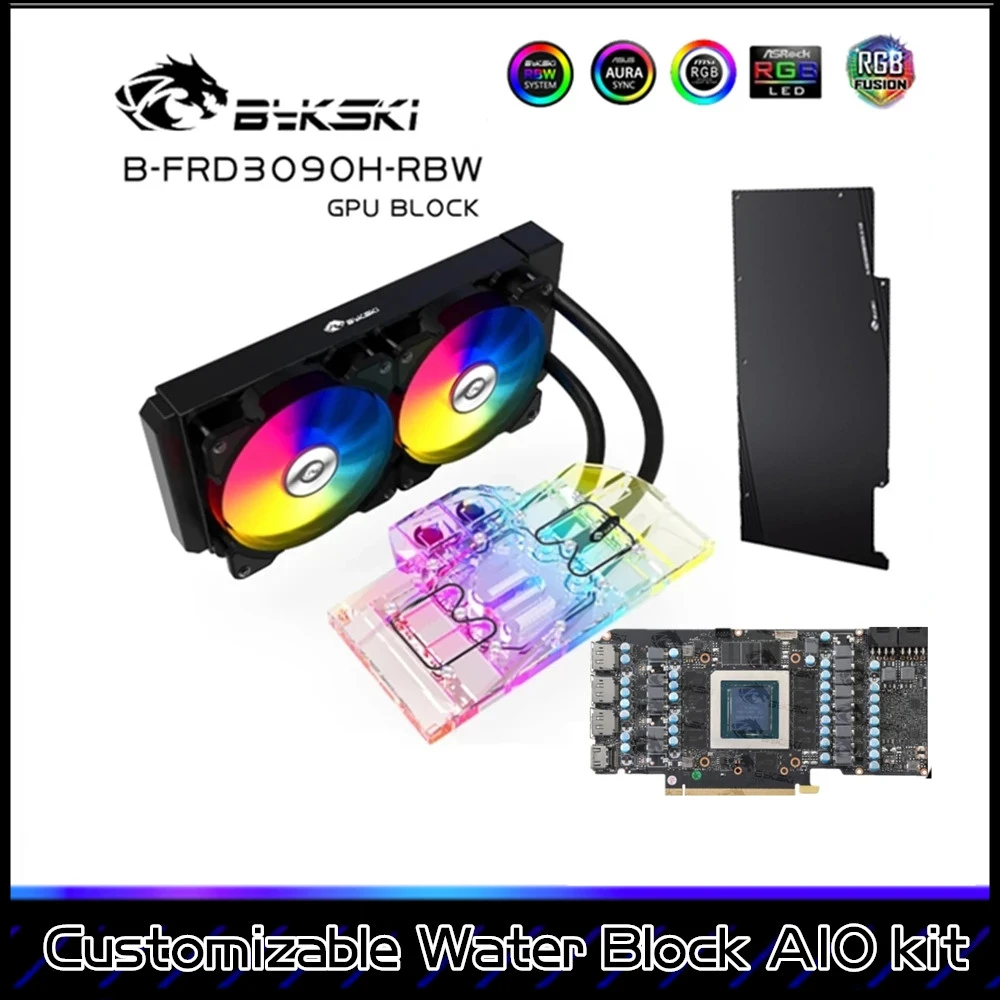 Bykski Aio Gpu Water Cooling Kit Rgb For Nvidia Rtx 3080 3090 Aic