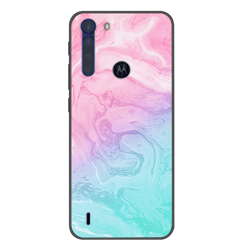 Fashionable Cool Soft Silicone Cover for Motorola One Fusion+ Phone