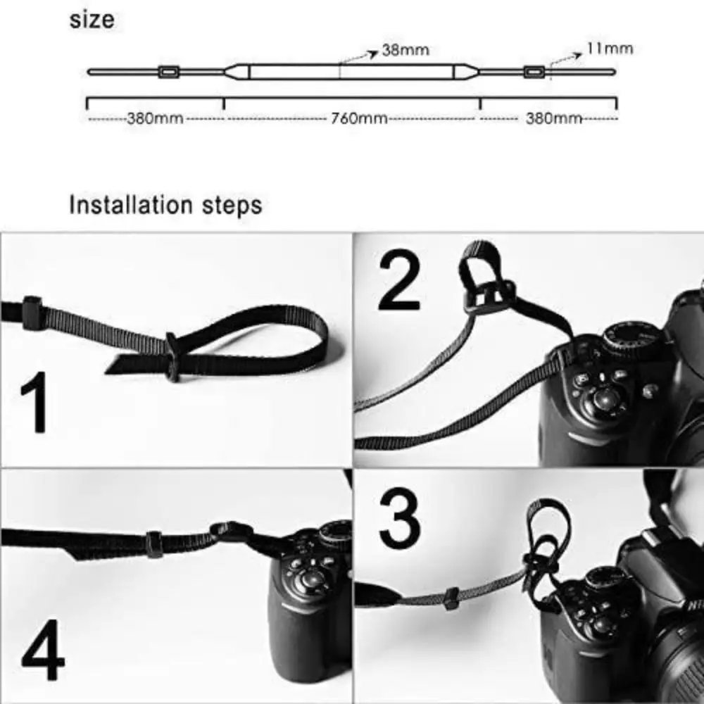 유니버설 코튼 가죽 카메라 스트랩 조절 가능한 카메라 액세서리 숄더 넥 벨트 SLR DSLR 카메라 벨트 (/니콘/캐논 호환)