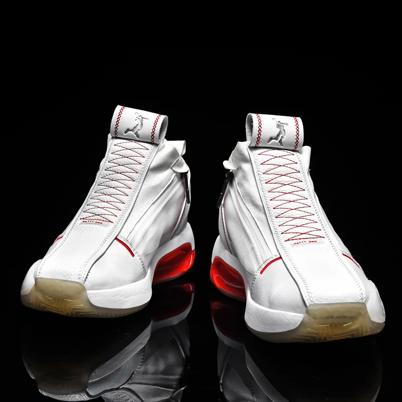 JINBAOKE 남성용 빅 사이즈 슈퍼스타 농구화, 공기 댐핑 스포츠 쿠션 스니커즈, 메쉬 트레이너 바구니 팜므 자파틸라