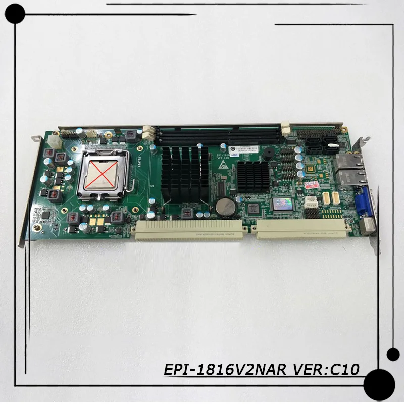 Epi-1816V2Nar Ver:C10 For Evoc Industrial Computer Motherboard Dual Network Ports Before Shipment Perfect Test