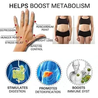 Women's Lymphatic Drainage Ring Fashion Multi-Line Dot Women's Ring Weight Loss Slimming Crystal Health Care Ring Jewelry - Image 4