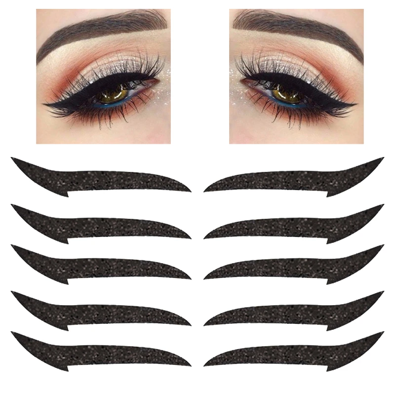 10Pcs Black Eyeliner