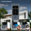 2 Wire Doorbell Intercom System 7" IPS LCD Video Phone Night Vision RFID Unlock Video Intercom 1080P Tuya Smart 2
