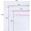 3-Piece Set Laundry Bags - Zippered Mesh Washing Bags for Delicate Undergarments and Household Cleaning 3