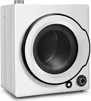 Laundry Dryer, Electric Portable Clothes Dryers With Stainless Steel Drum & Exhaust Pipe, 13.2 lbs Capacity, 5 Drying Modes for 1