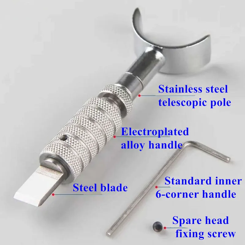Adjustable DIY Manual Rotary Tools Leather Carving Swivel Knife Blade Tools