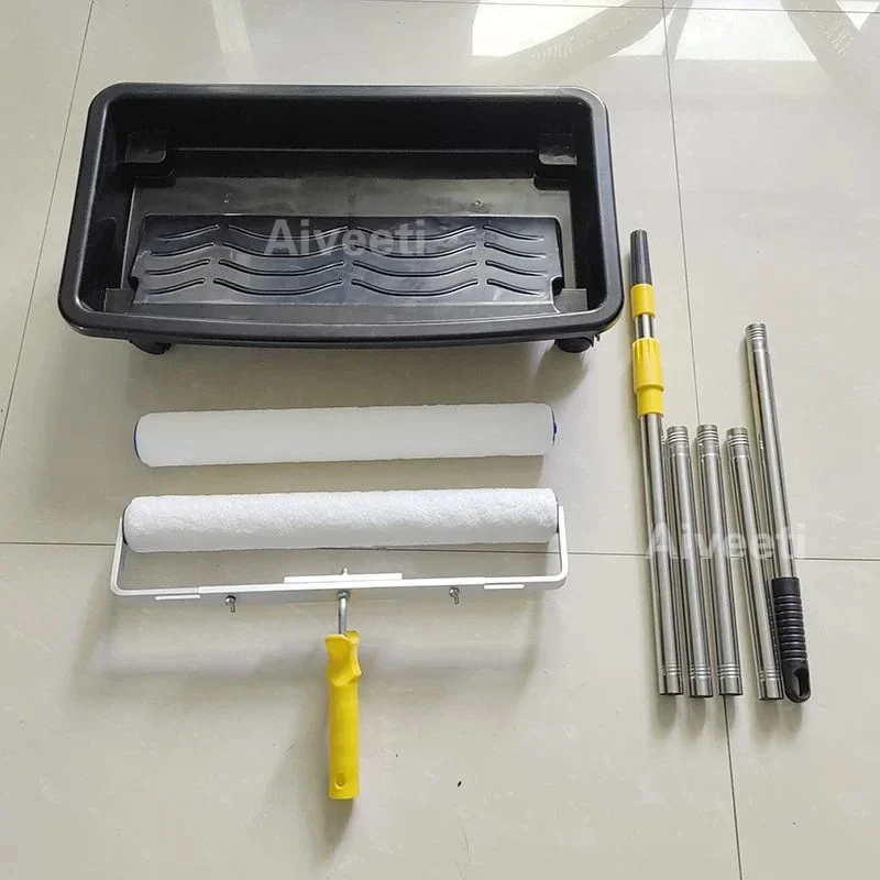 18in/46cm Ultra -Fine Fiber Drum Brush Hot Melting Corrosive Tong Paint Lax Paint Tray Brushing Wall Brushing Tool