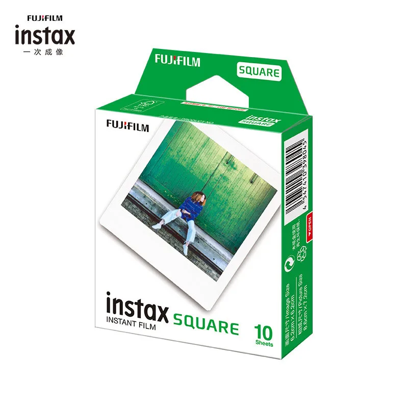 Description Picture 3 of itemGenuine Fujifilm Instax Square Instant White Edge Film Color Film For Fuji SQ10 SQ6 SQ1 SQ20 SP3 Hybrid Format Cameras