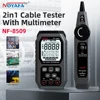 Noyafa Network Cable Tester Digital Cable Tracker PoE Tester Cat5 Cat6 Wire Tracker Measure Length Wiremap Tester Network Tools 1