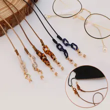 

Acrylic Glasses Chain Fashion Reading Glasses Chain Wax Cord Hangs Masks Strap Holder Lanyards Eyewear Cord Anti-lost Eyewear