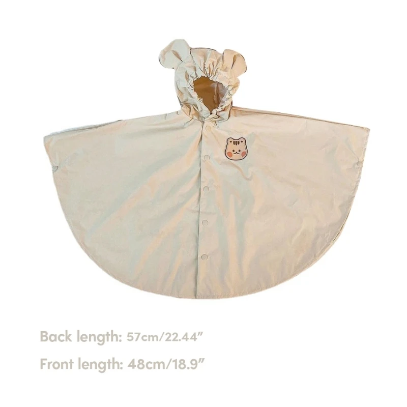 Raincoats Waterproof for Kids Rain Coat Cover Raingear Baby Poncho Trench Girls Boys R7UB