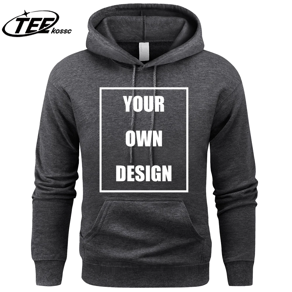 Your Own Design Brand Logo/Picture Custom Men Retro Hoodies Fashion All-match Fleece Clothing Loose Pullovers Unisex Soft Wear