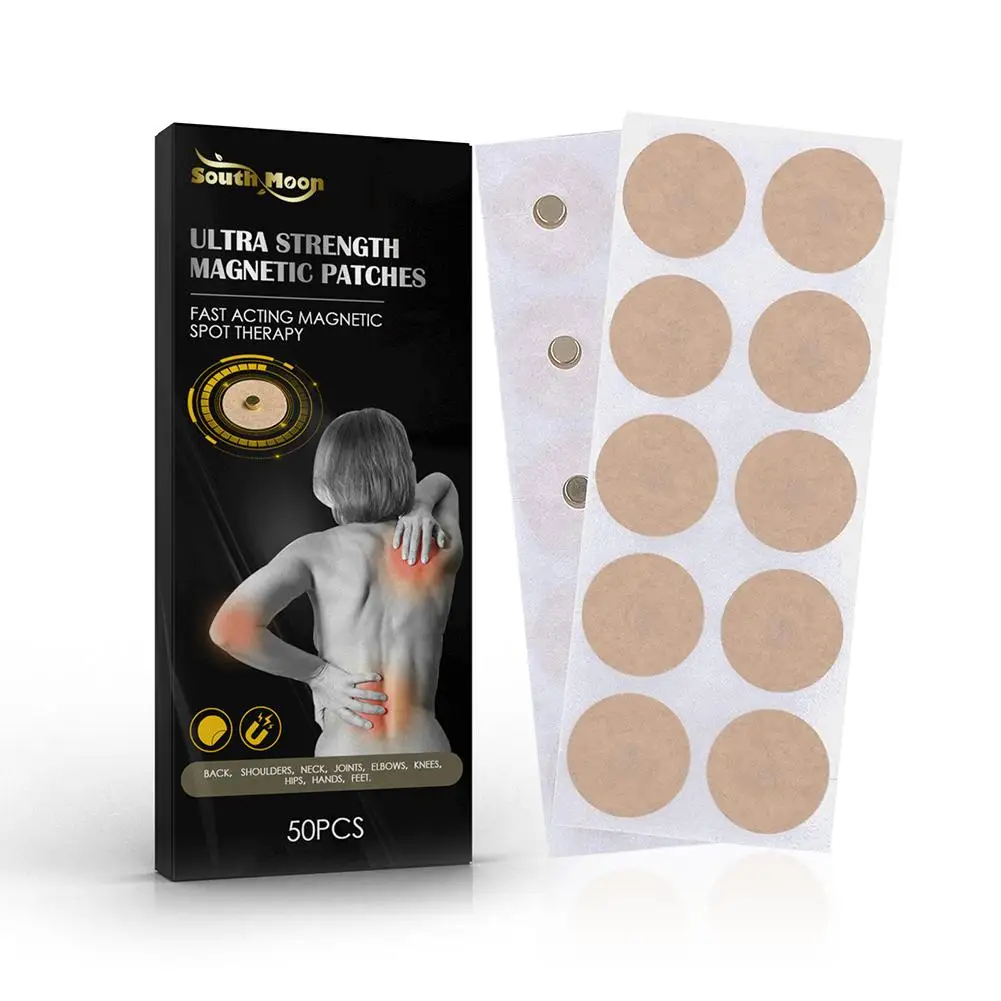 Magnetic Acupoint Patches Magnet Acupuncture Therapy Plaster Care 10pcs/Box magnetic massage patch