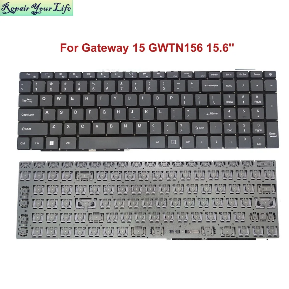 Eua Inglês Espanhol Teclado do Portátil para Gateway 15.6 Ultra Fino Gwtn1561bl Gwtn156-1gr Gwtn156-1rg Gwtn156-1 N15cs9 Mb3661028 - Imagem 6