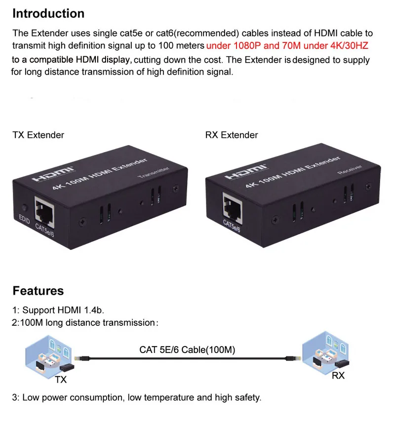 Cat5e, 6, RJ45, vídeo, transmissor de áudio,