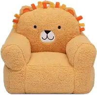 Children Lion Cozee Buddy Chair, Orange 1