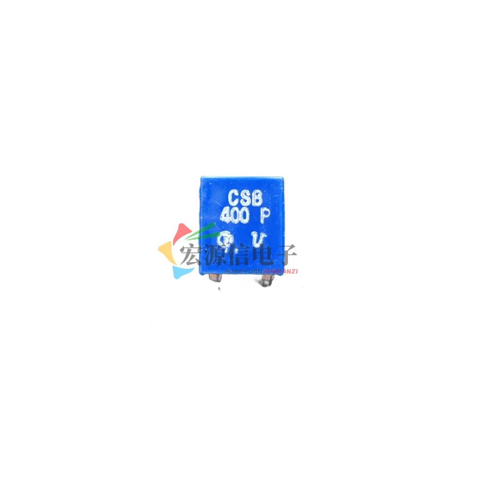 50PCS/400K 수입 인라인 세라믹 수정 발진기 CSB400PB 400P 400KHZ 구부러진 발 세라믹 발진기